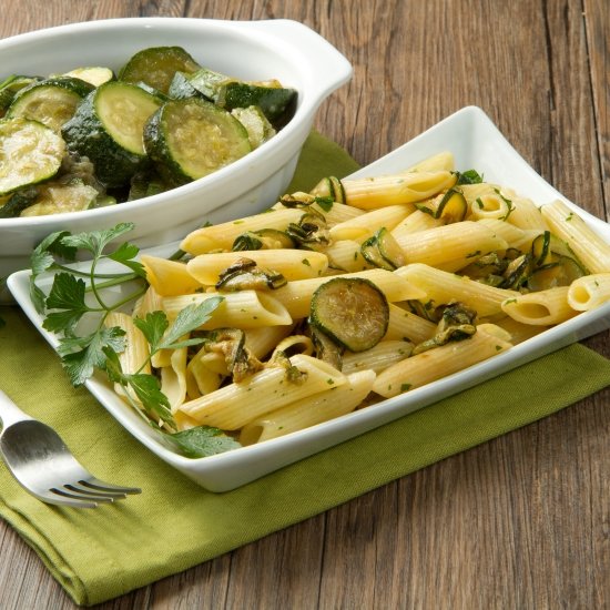 Zucchini Pasta with Basil