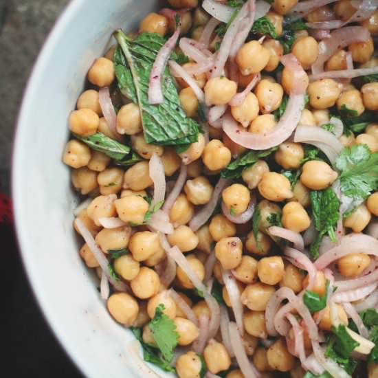 Chickpea & Sumac Onion Salad