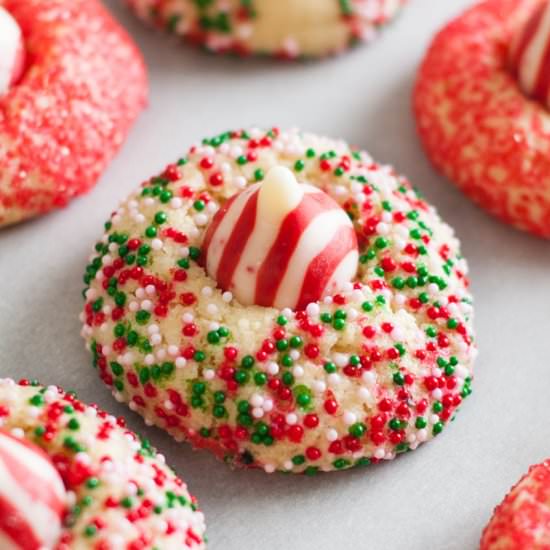 Candy Cane Christmas Cookies