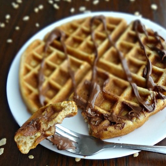 Crispy {Healthier} Waffles