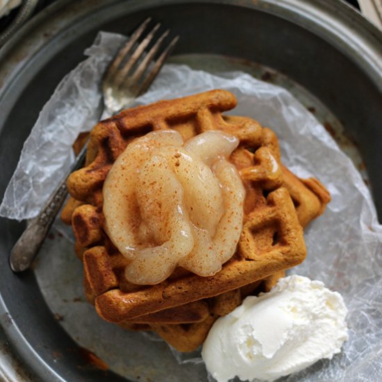 Gingerbread Waffles