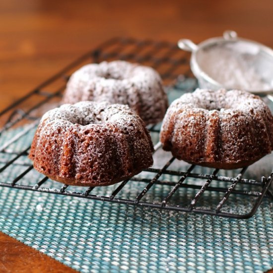 Gingerbread Bundt Cakes