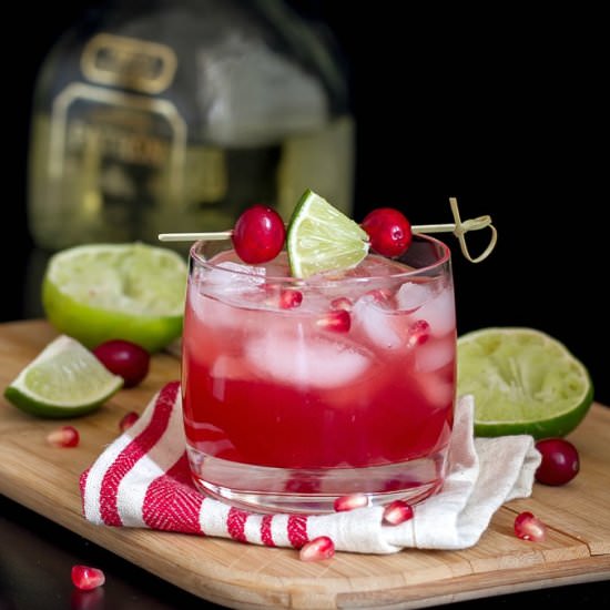 Cranberry Pomegranate Margarita