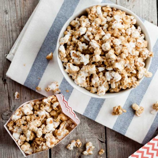 Guilt Free Caramel Corn