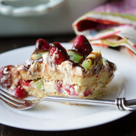 Strawberry Kiwi Tiramisu