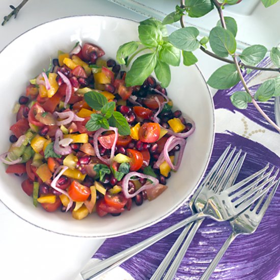 Pomegranate Tomato Salad