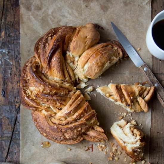 Cinnamon Orange Walnut Kringel