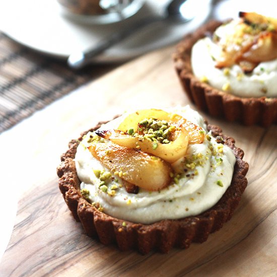 Roasted Pear Tartlets