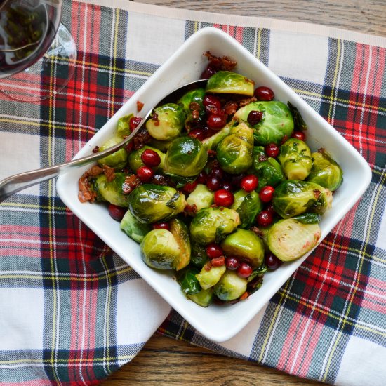 Bacon Bourbon Brussels Sprouts