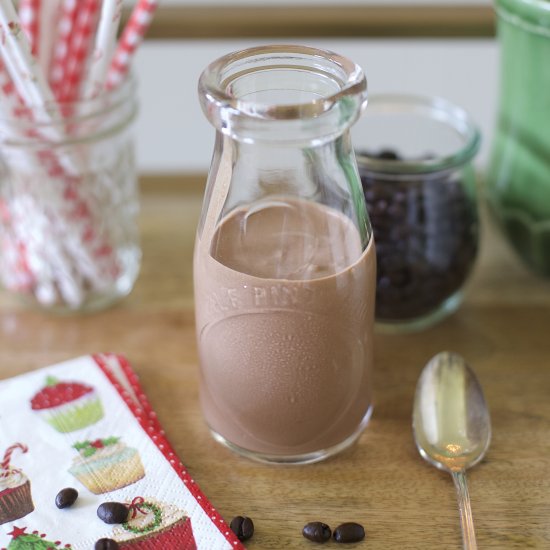 Dairy Free Peppermint Mocha Creamer