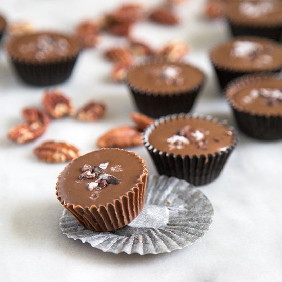 Milk Chocolate Pecan Cups