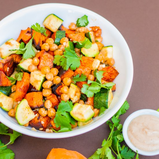 Mediterranean Sweet Potato Salad