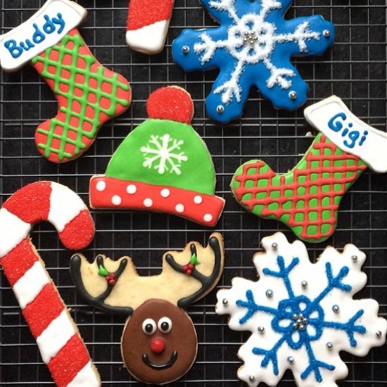 Decorated Christmas Cookies