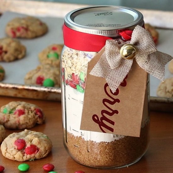 Chocolate cookies in a jar