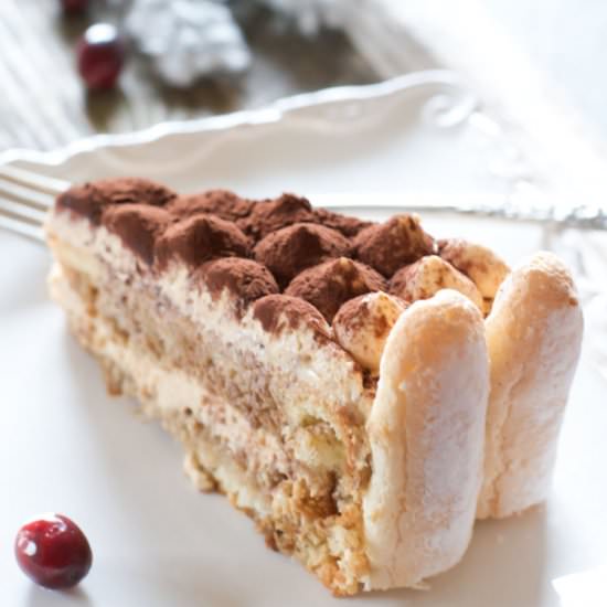 Dulce de Leche tiramisu cake