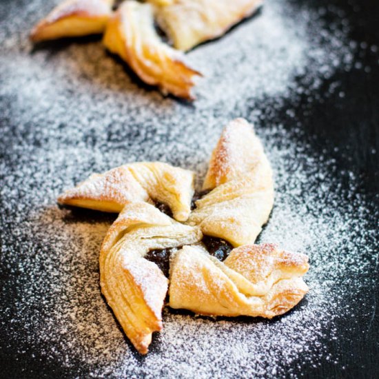 Finnish puffy pinwheel cookies