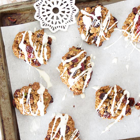 Pistachio Cranberry Cookies