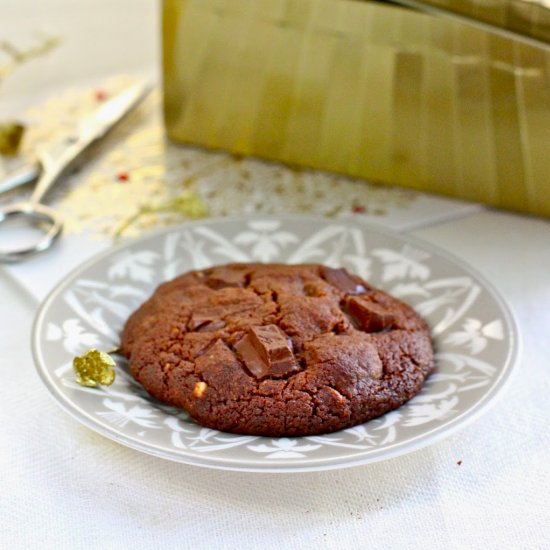 Double Chocolate Peanut Cookies