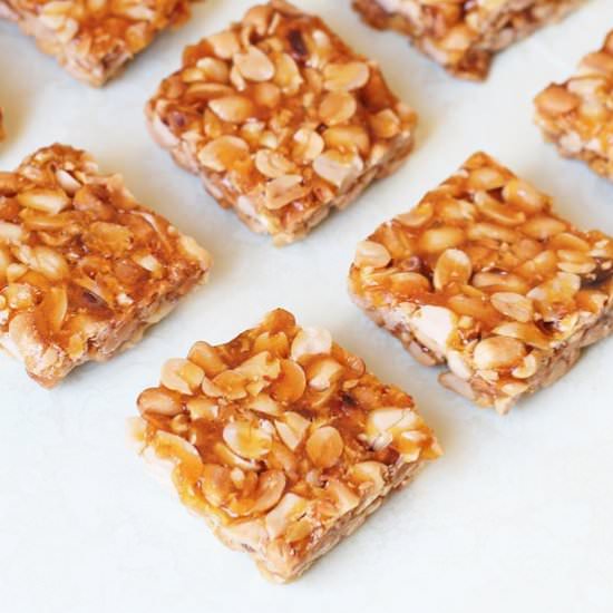 Peanut Chikki | Peanut Brittle