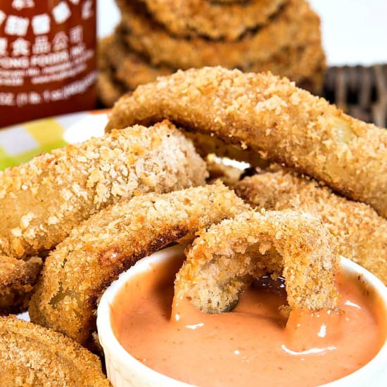 Oven Baked Onion Rings