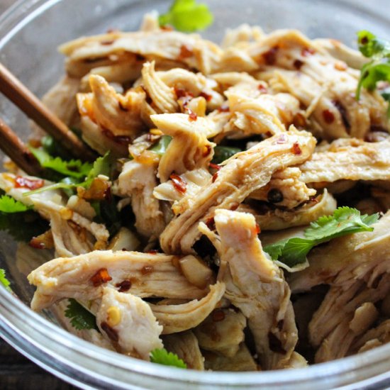 Spicy Shredded Chicken Salad