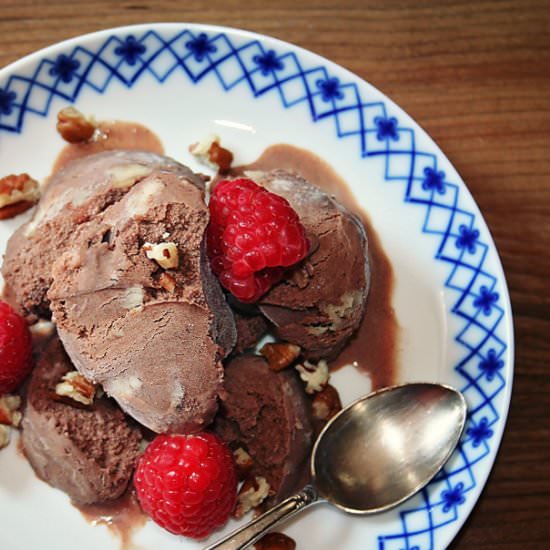 Raw Milk Chocolate Ice Cream