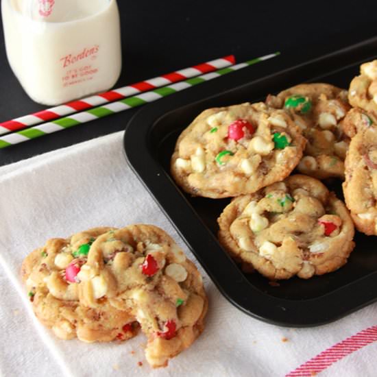 Holiday Cadbury Chip Cookies