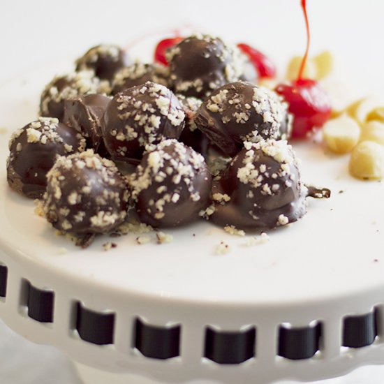 Chocolate & Macadamia Cherries