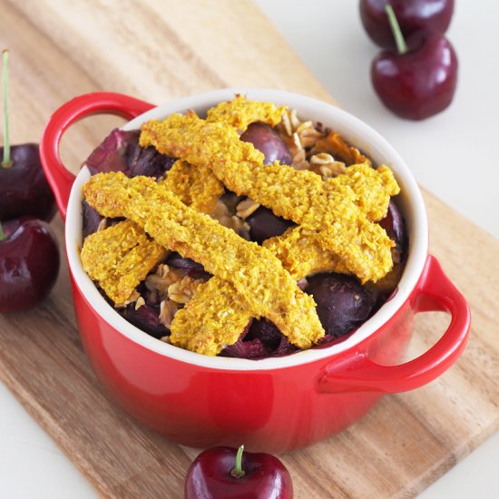 Cherry Pie Baked Oatmeal