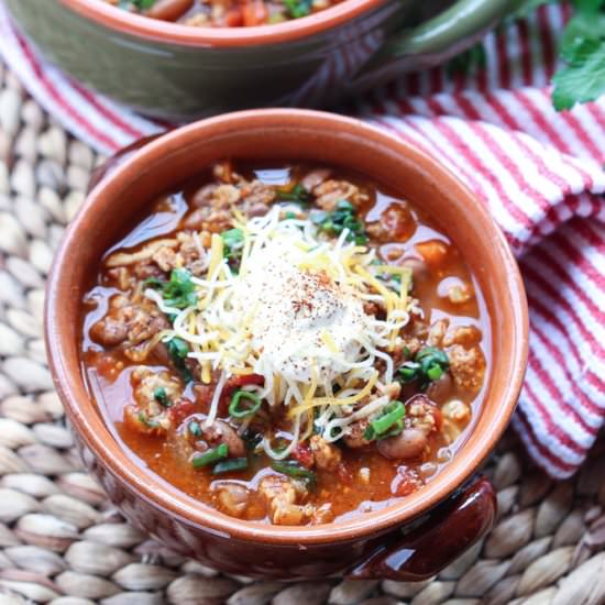 30-Minute Meat Lovers Chili