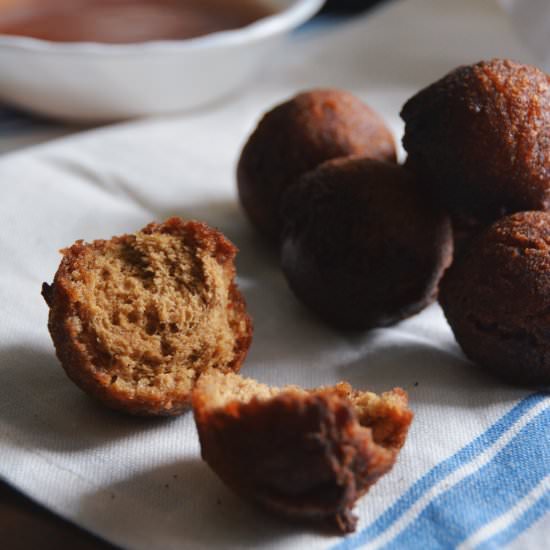 gingerbread donut holes