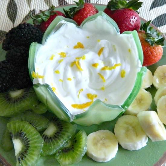 Light And Luscious Fruit Dip