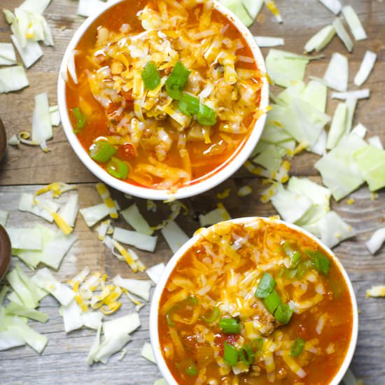 Cabbage and Black-Eyed Pea Soup