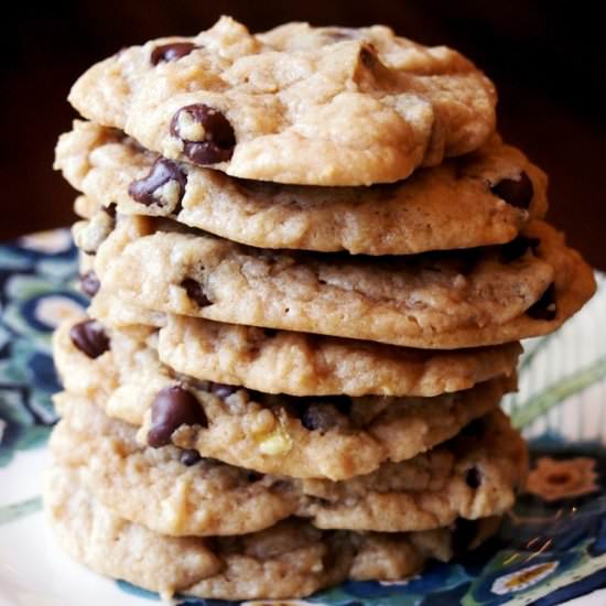 Peanut Butter Banana Cookies