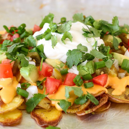 Loaded Potato Nachos