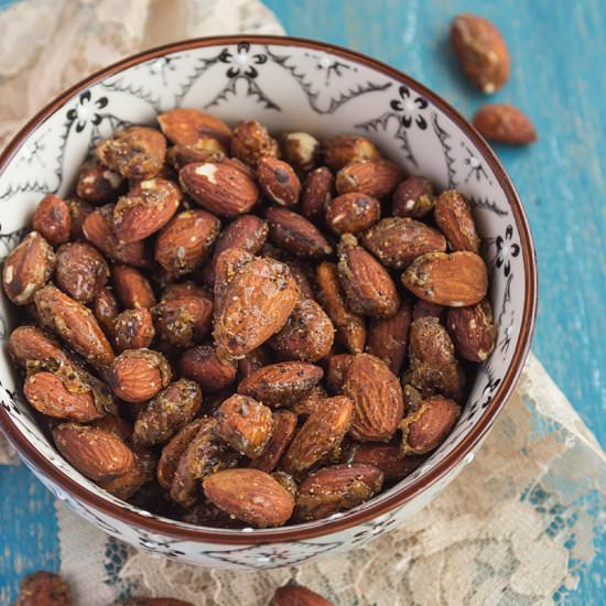 Candied Almonds with Licorice