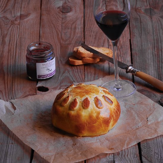 Camembert Iberico Ham Puff Pastry