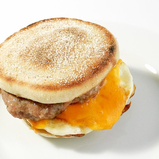 Sausage Egg Breakfast Muffin