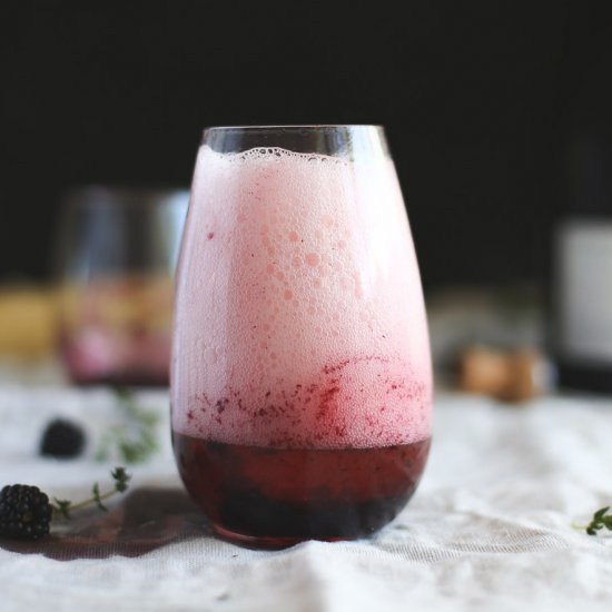 Thyme and Blackberry Fizz