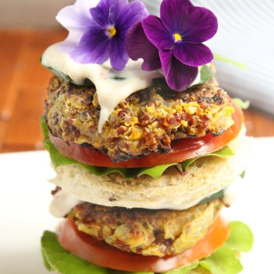 Pumpkin Quinoa Burgers