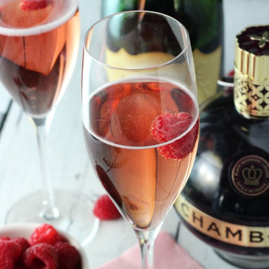 Blackberry Champagne Bellini