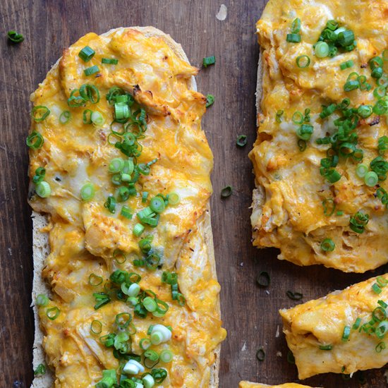 Buffalo Chicken French Bread Pizza