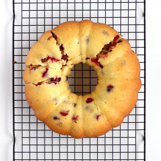 Orange-Cranberry Pound Cake