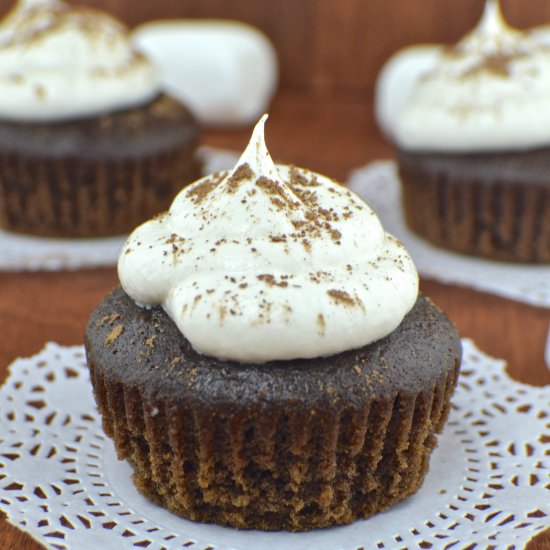 Hot Chocolate Cupcakes