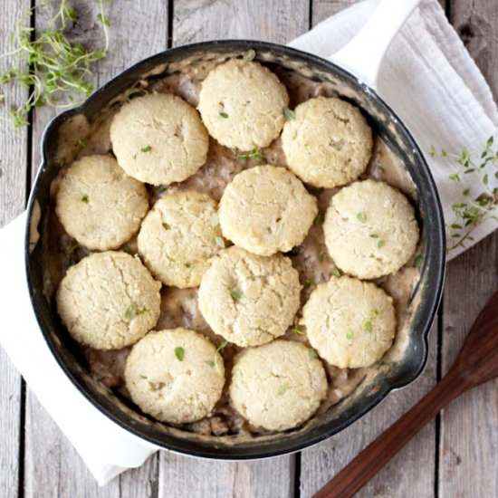 Grain Free Biscuits and Gravy