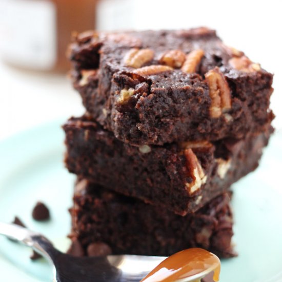 Black Bean Turtle Brownies