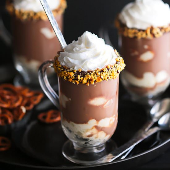 Peanut Butter Hot Chocolate Float