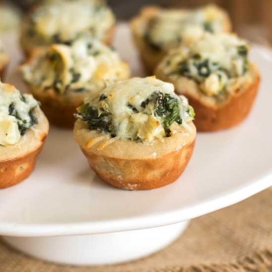 Spinach & Artichoke Dip Bites