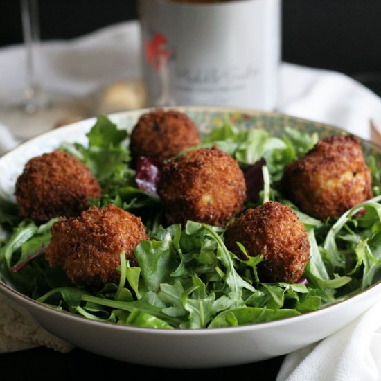 Goat Cheese Bacon Croquettes