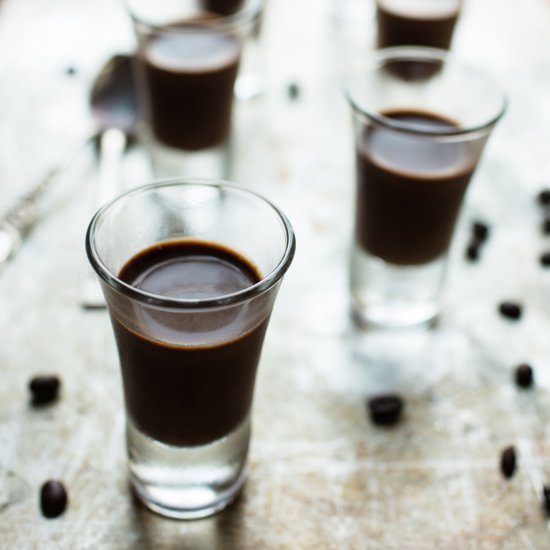 Chocolate and Coffee Espresso Shots